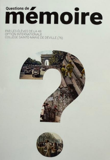 Image mémoire de la 4B du collège Sainte Marie